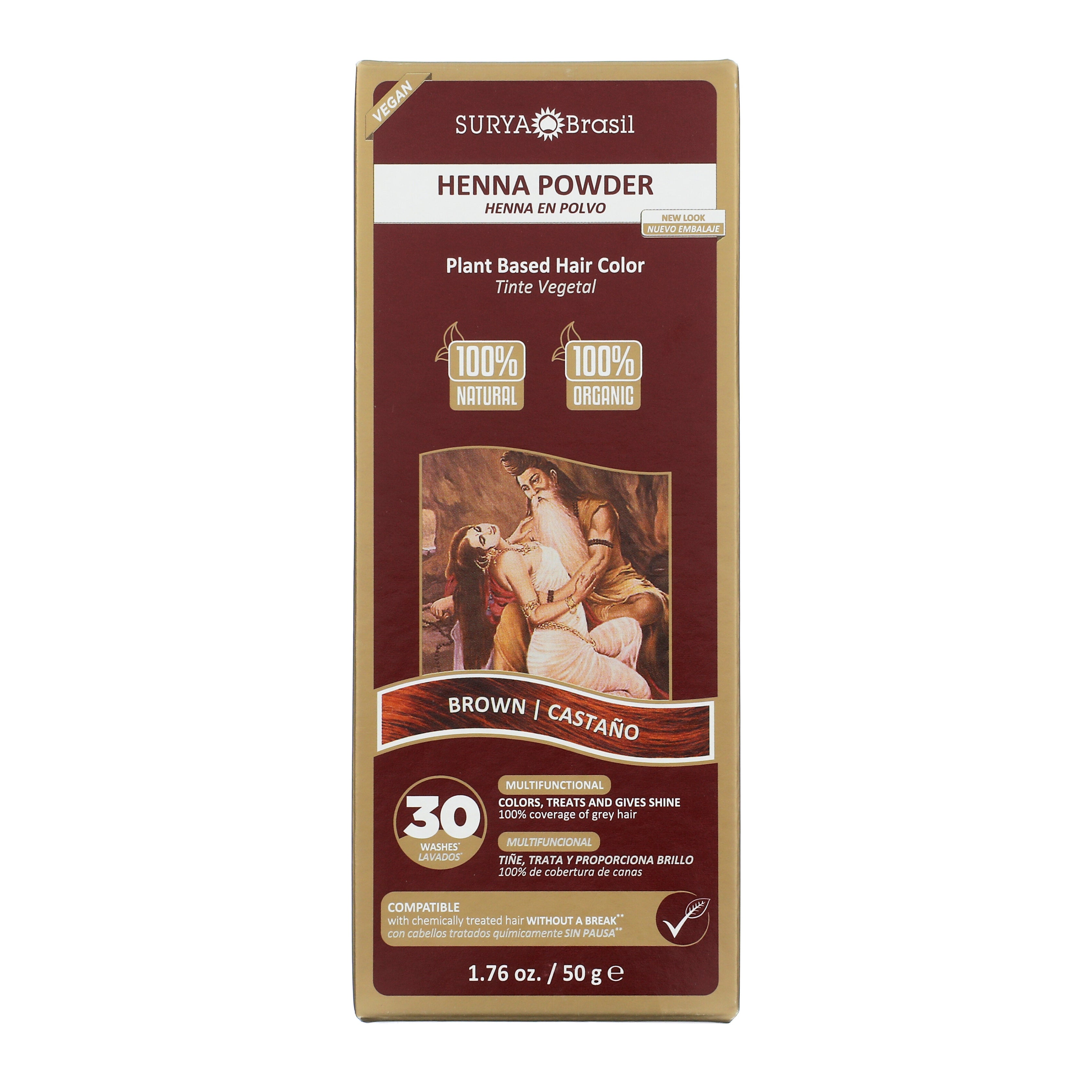 Surya Brasil Henna Powder: 100% Natural Hair Color – Surya Brasil USA