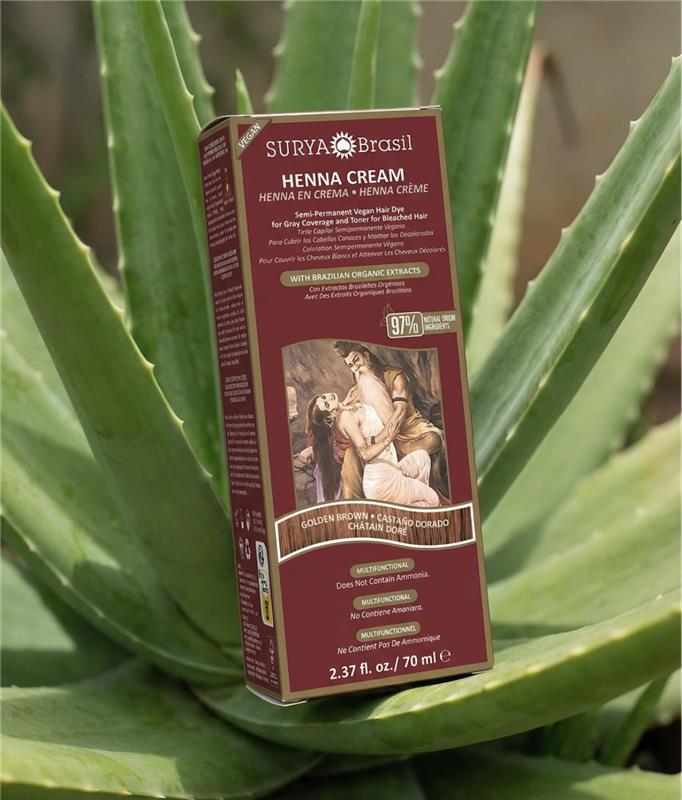 Surya Brasil Henna Cream | Semi-Permanent Color, Truly Clean