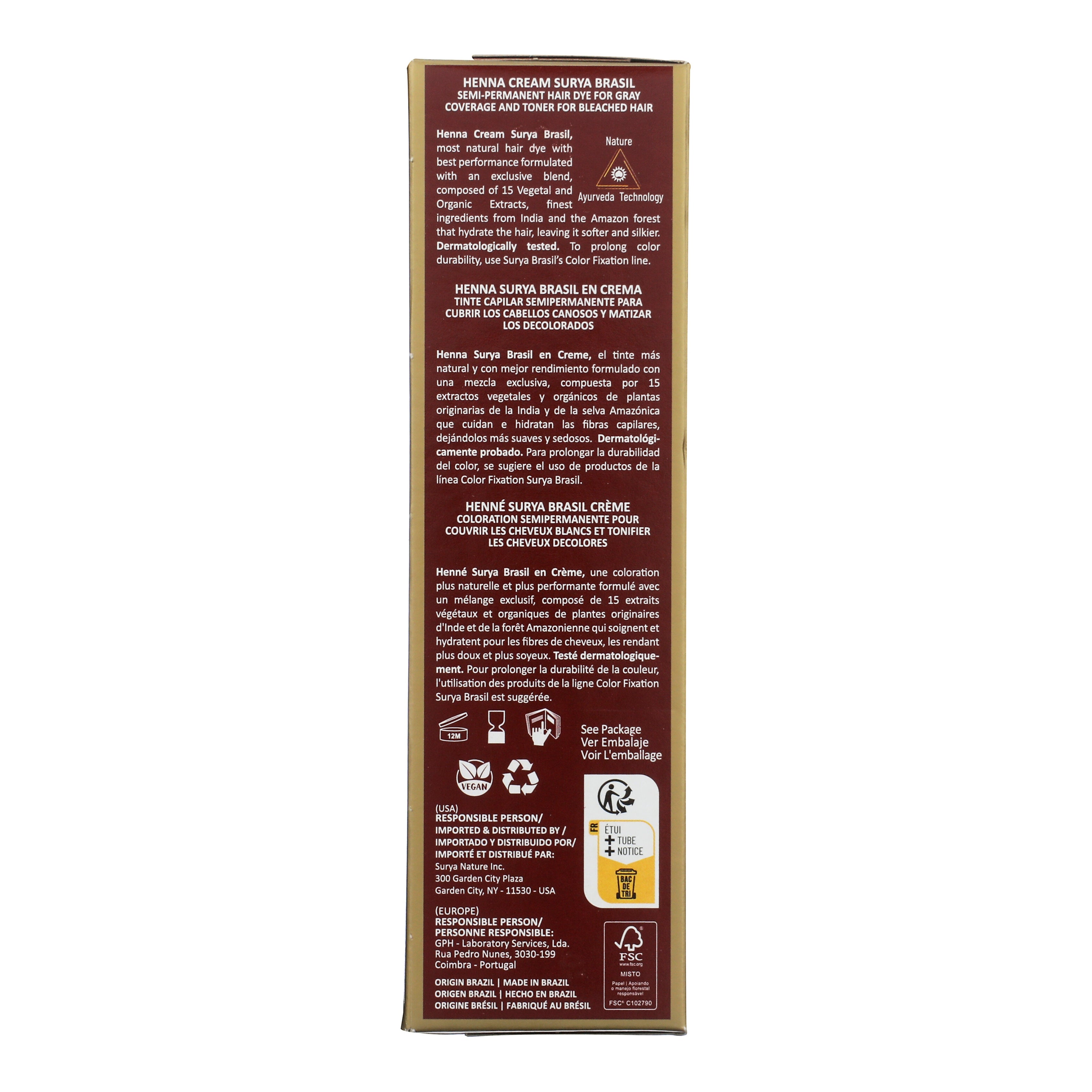 Henna Cream – Surya Brasil USA