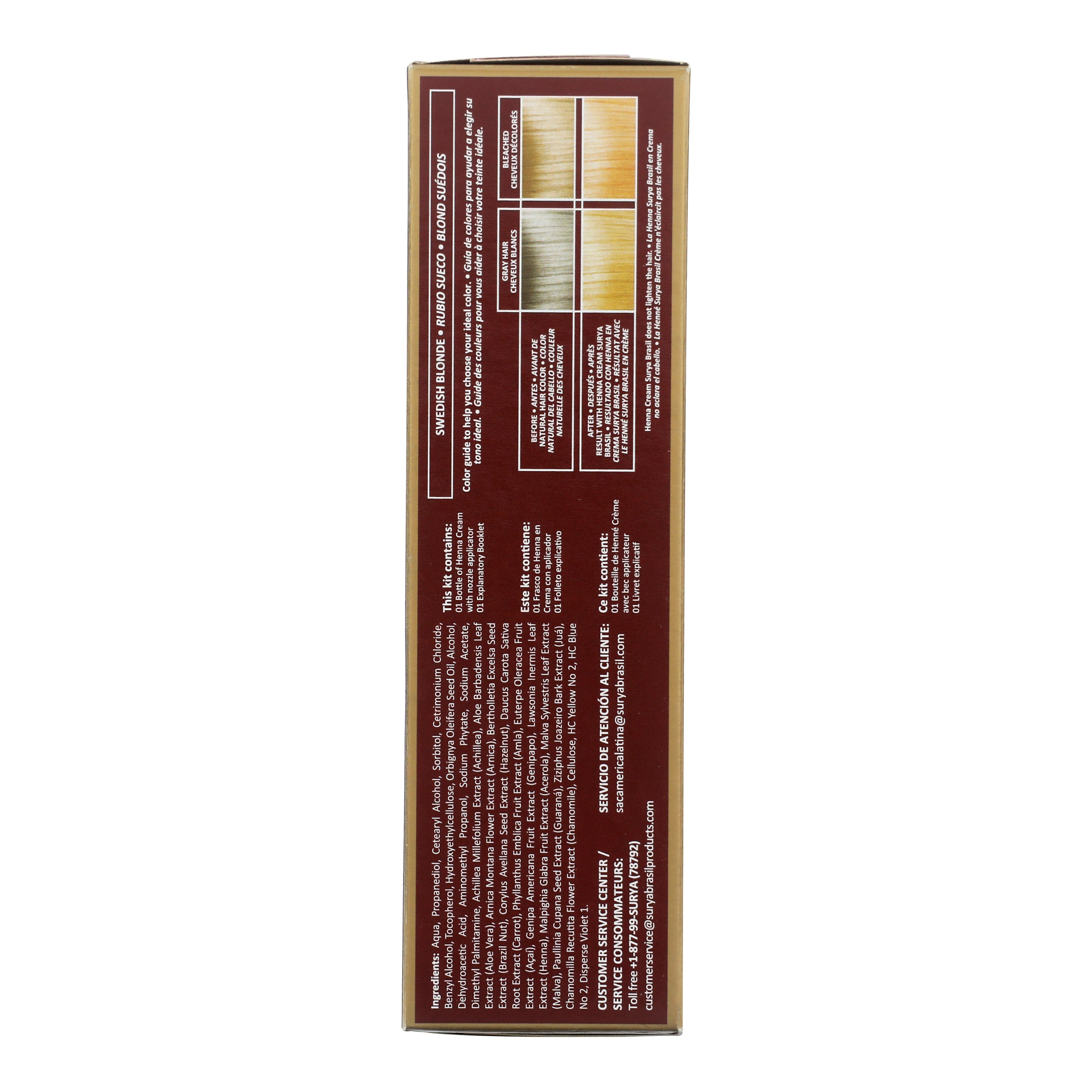 Surya Brasil Henna Cream: Natural Hair Coloring 2.37oz – Surya
