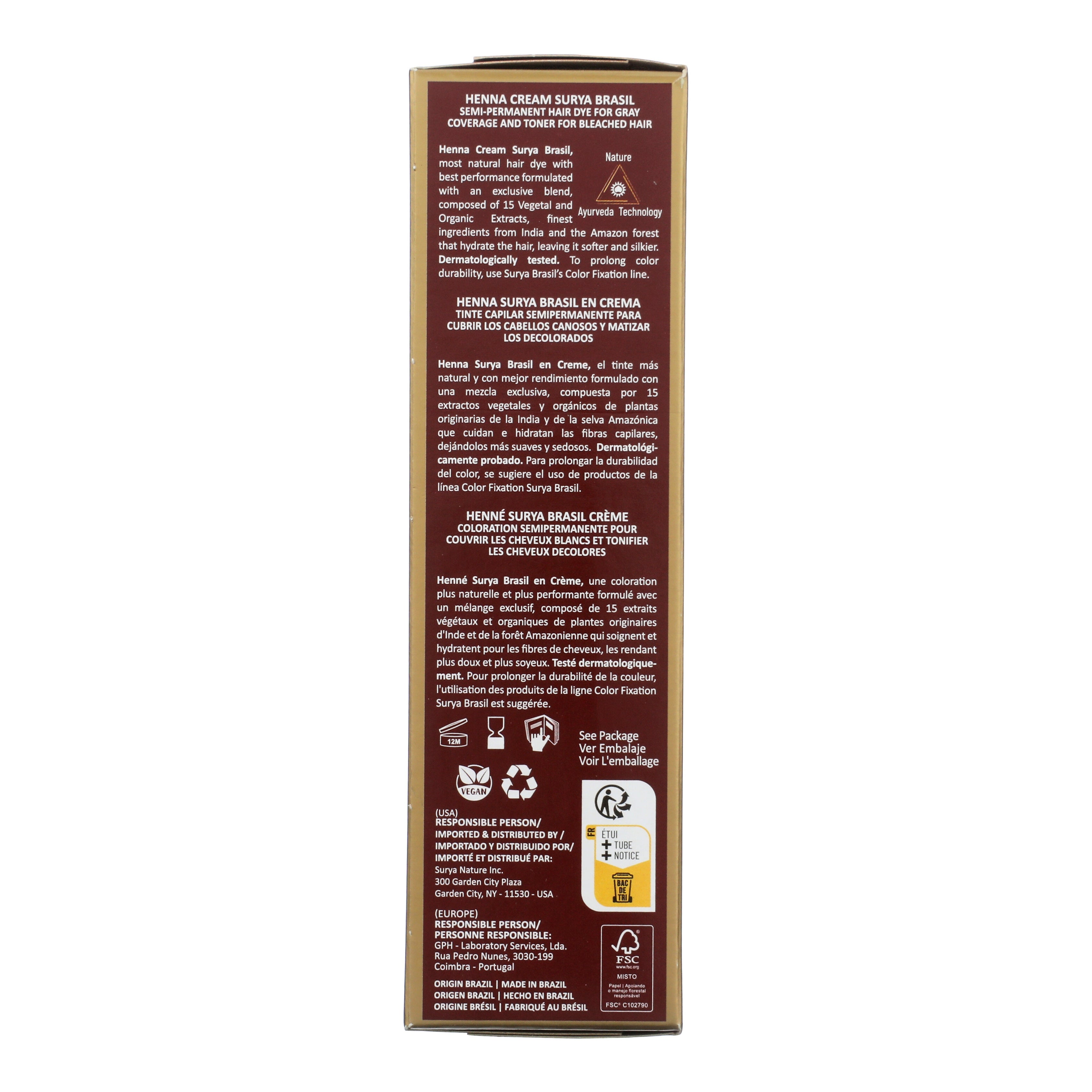 Henna Cream – Surya Brasil USA